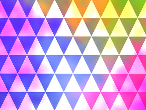 Colorful geometric triangle pattern background