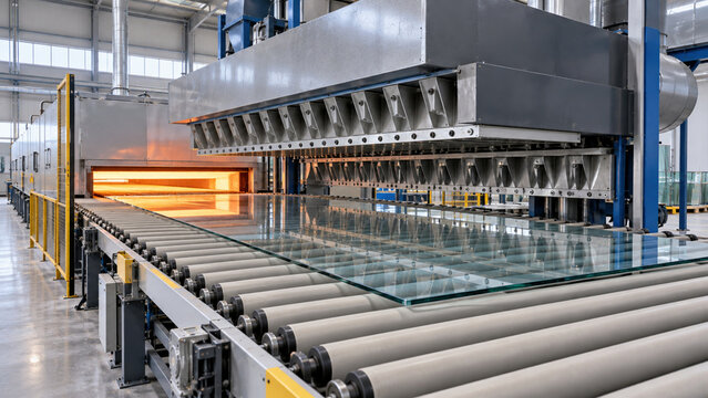 Flat Glass Tempering Line