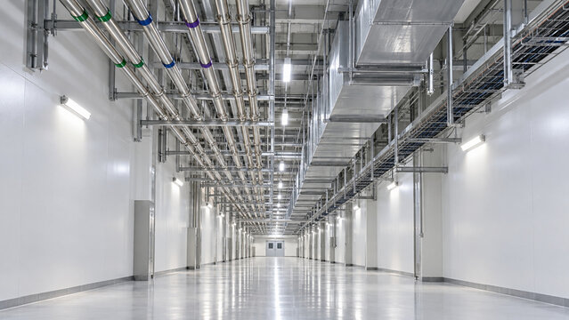 Semiconductor Process Gas Utility Corridor