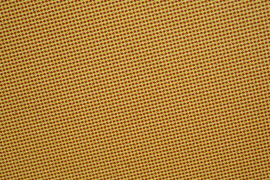 Mustard yellow fine grid pattern texture with retro vintage vibe