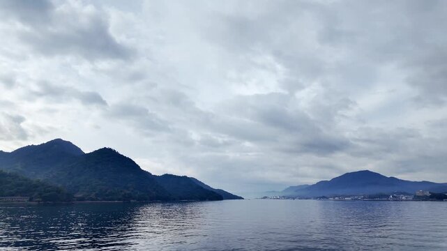 瀬戸内海の島々の風景