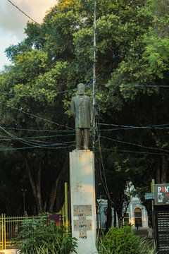 Statue of Counselor Saraiva in the square of the same name in the city of Teresina, Piau&iacute;, Brazil.