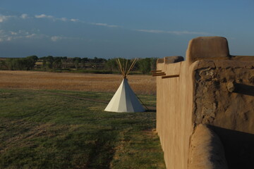 Teepee outside of Bent's Old Fort © Foster