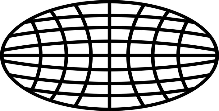 vector illustration of a globe with reflection