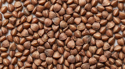 Fototapeta premium Healthy Buckwheat Grains - Macro Close-up Texture Background