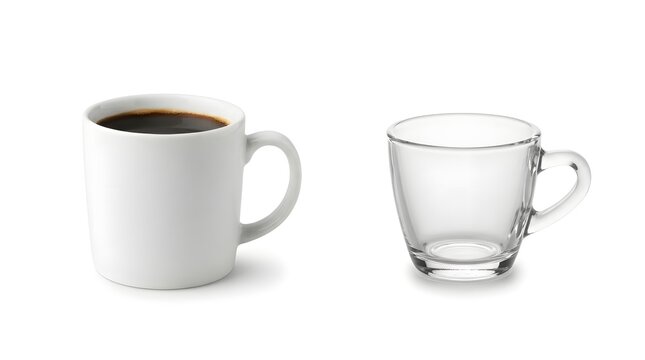 Ceramic and Glass Coffee Mugs