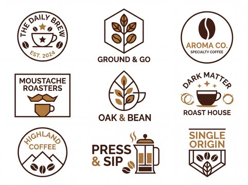 Collection of Coffee Shop Logos