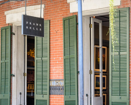 New Orleans, LA, USA - September 12, 2026: Front of Frank Relle Photo Gallery on Royal Street in the French Quarter 