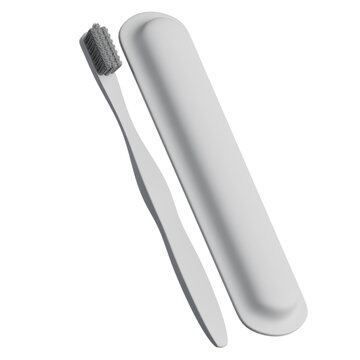 Travel Toothbrush Case Mockup