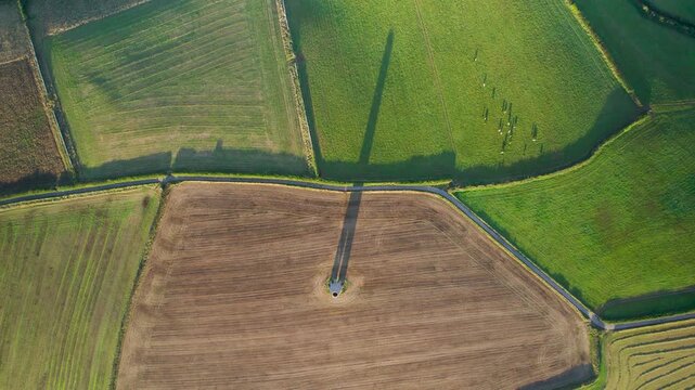 Top Down over The Daymark, Kingswear, Devon, England, United Kingdom