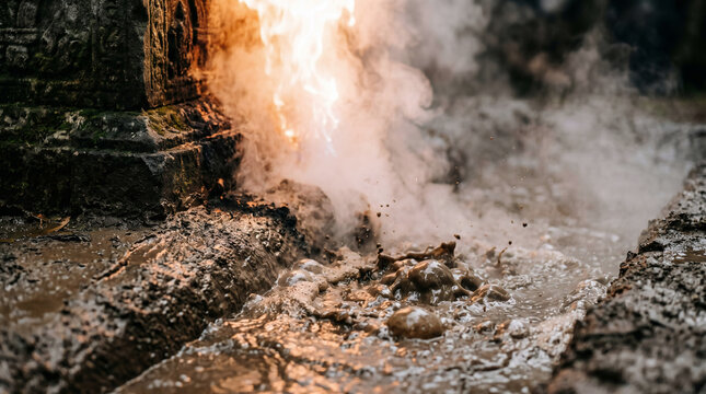 The dramatic climax on Mount Carmel. The fire of the Lord falling from a clear sky to instantly consume Elijah's water-drenched sacrifice