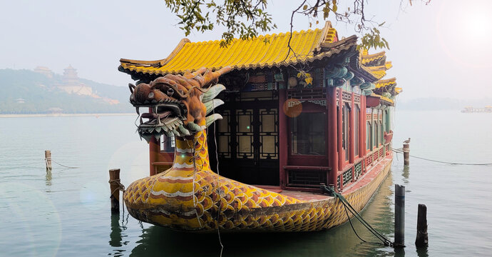 Dragon boat in Summer palace
