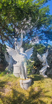 Angel in the garden