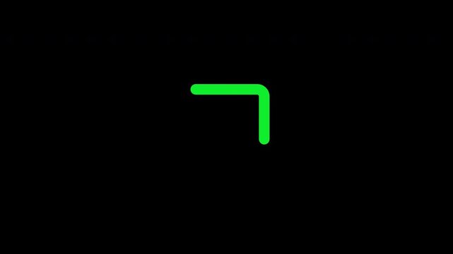 An animation featuring a full closed square with rounded corners drawing itself, followed by a checkmark stroke, rendered cleanly using a single unified pass to prevent double-draw artifacts.
