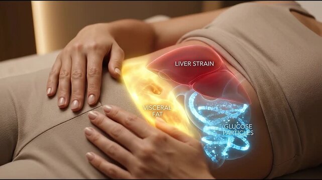 Visceral Fat and Fatty Liver Strain Linked to Insulin Resistanc and Women&rsquo;s Metabolic Health Concerns