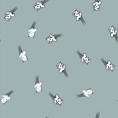seamless pattern abstract speed comic cartoon. boom burst, black superhero, action manga abstract speed comic sign vector © PikePicture