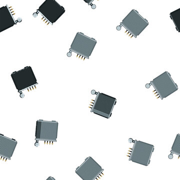 pattern frequency electrical transformer cartoon. impedance load, tap cooling, oil magnetic frequency electrical transformer sign vector