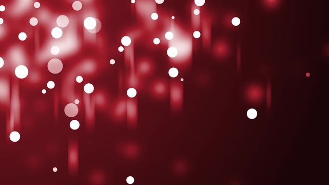 Abstract bokeh background with soft glowing dots and vertical streaks animation