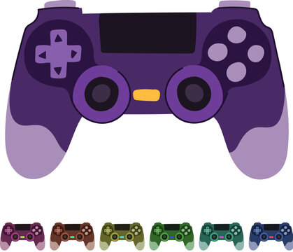 controller gamepad cartoon. render gadget, toy device, computer object controller gamepad sign vector