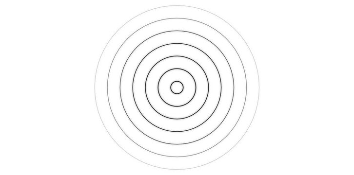 radio waves animation signal broadcast sound waves pulse communication technology wireless frequency ripple circle loop motion graphics
