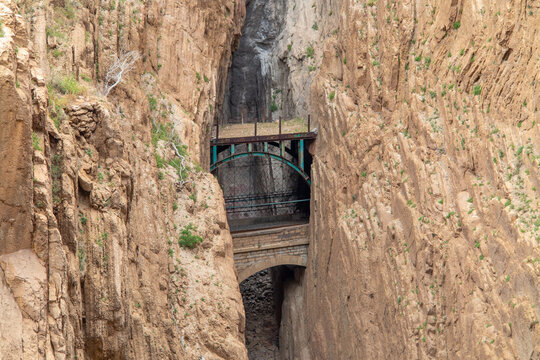 cliffside walkway known as the Caminito del Rey in the province of M&aacute;laga, Spain