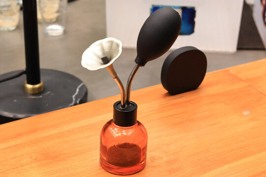 Coffee Aroma Display Tasting, Smell cups of coffee