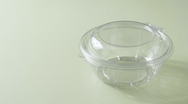 Clear salad container - Transparent takeaway food packaging