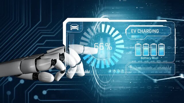 AI enhances EV charging systems by monitoring battery levels, optimizing charging paths, and guiding users to nearby stations for improved electric vehicle experience Marrow
