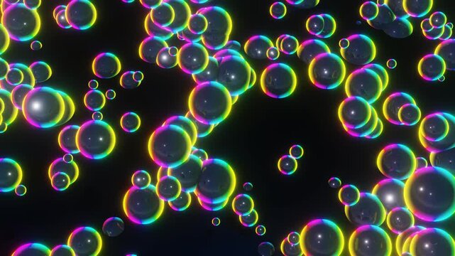 Abstract background with bubbles, Bubbles background 