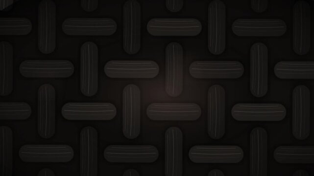 Dark industrial metal plate texture with a repeating geometric tire tread pattern