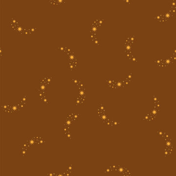 seamless pattern celestial magic star arch cartoon. portal mystical, constellation wonder, universe fantasy celestial magic star arch sign vector