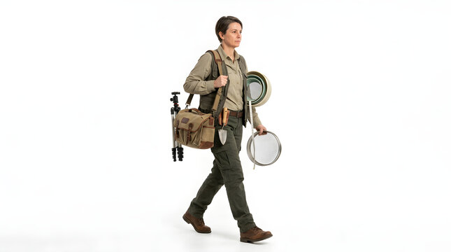 Scuba diver swimming horizontally with fins, mask, tanks, and large underwater camera system for deep sea exploration and filming scene setup now

