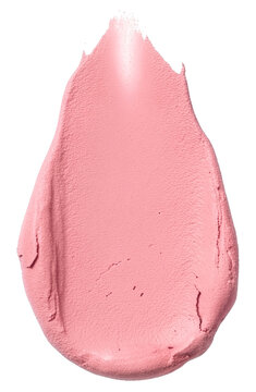 Cosmetic makeup beauty pink color swatch of lip tint matte texture png