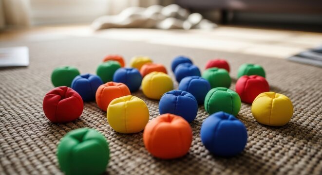 Assortment of Brightly Colored Balls 847 gigapixel v2