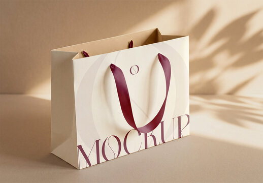 Luxury Paper Shopping Bag Mockup