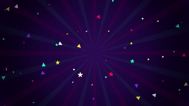 Gaming Level Up and Victory Screen Animation