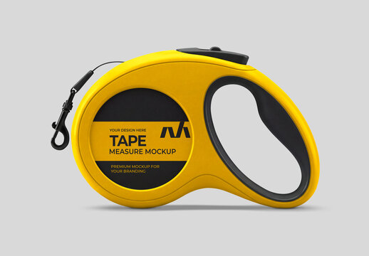 Yellow Tape Measure Mockup
