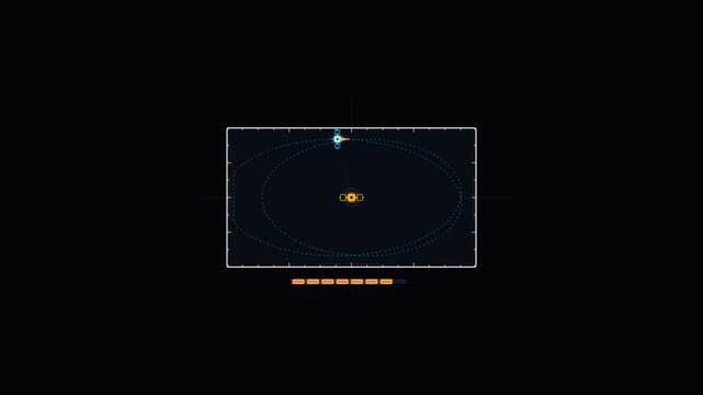 vector illustration of an abstract background of Screen with space documentary