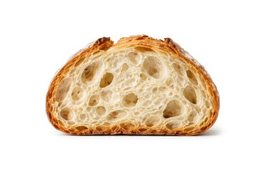 Rustic sourdough bread slice texture.