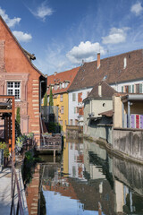Fototapeta premium Colmar is a city in the Grand Est region of northeastern France, near the border with Germany.