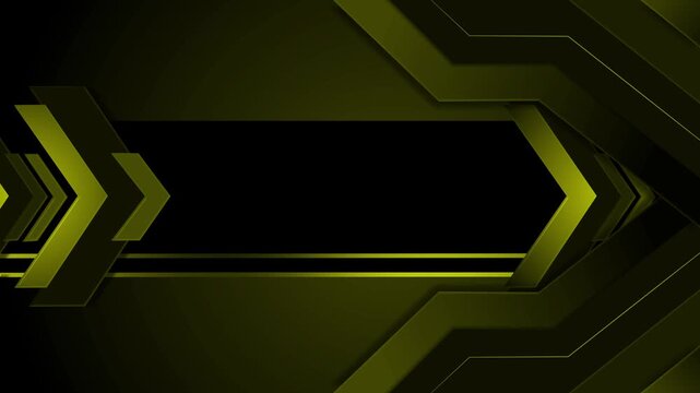 Abstract geometric arrows with layered chevrons and diagonal lines background animation