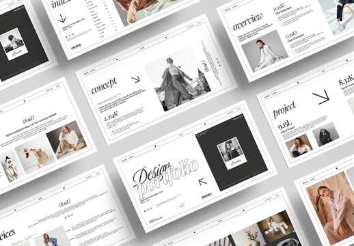 Design Portfolio Presentation Template