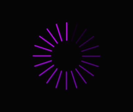 Abstract,,,, animated circle loading gif video icon on black background. concept. Motion graphic and animation gif video Animated of circle loading icon. 4k video,,,,  