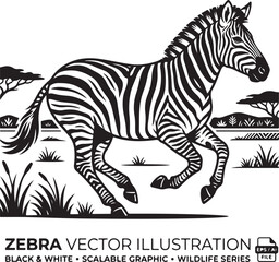 zebra vector illustration © Abdullah Al Mamun