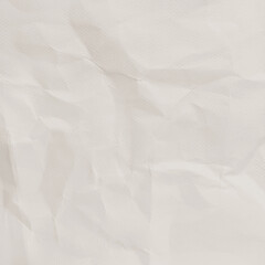 Fototapeta premium Crumpled white paper texture background for design projects