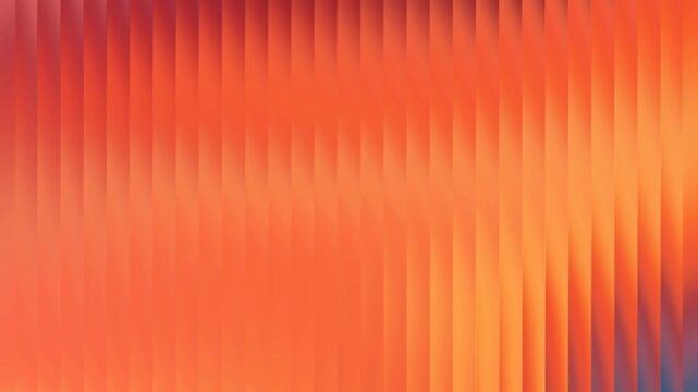 Abstract orange vertical line gradient background with smooth wave motion loop creating dynamic modern texture