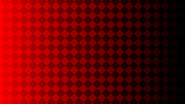 Red and black diamond pattern gradient background with subtle fade for graphic design and digital art backgrounds
