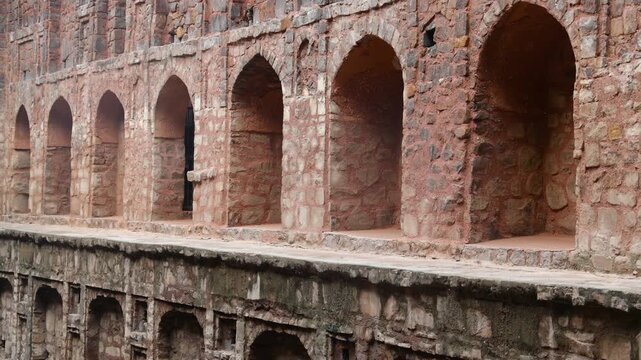 Agrasen Ki Baoli, New Delhi, India. - Agrasen Ki Baoli is a historic stepwell in New Delhi, known for its ancient architecture, stone steps, arches, and peaceful heritage atmosphere.