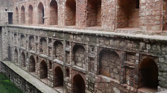 Agrasen Ki Baoli, New Delhi, India. - Agrasen Ki Baoli is a historic stepwell in New Delhi, known for its ancient architecture, stone steps, arches, and peaceful heritage atmosphere.