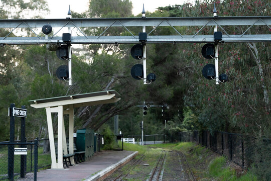 miniature train station